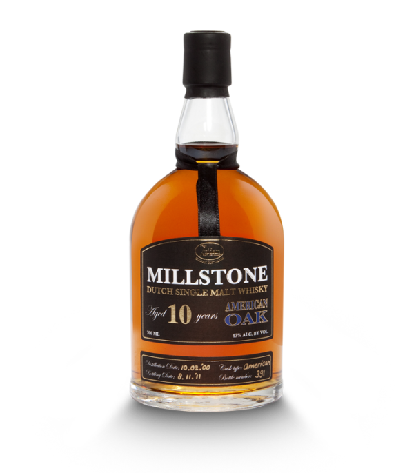 Millstone | Dutch Single Malt Whisky 10 Years Old American Oak 70cl